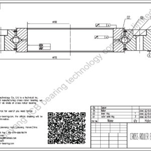 crossed roller bearing INA XSU 14 0944 - CROSSED ROLLER BEARING